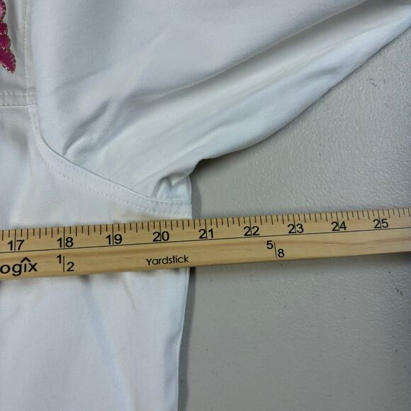 Quacker Factory Fish Women's Medium Embroidered Embellished Full Zip Coat Jacket - Picture 6 of 10